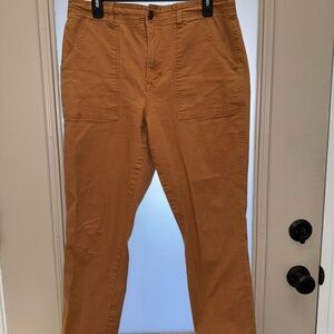 Knox Rose mustard ankle pants size Medium: runs large